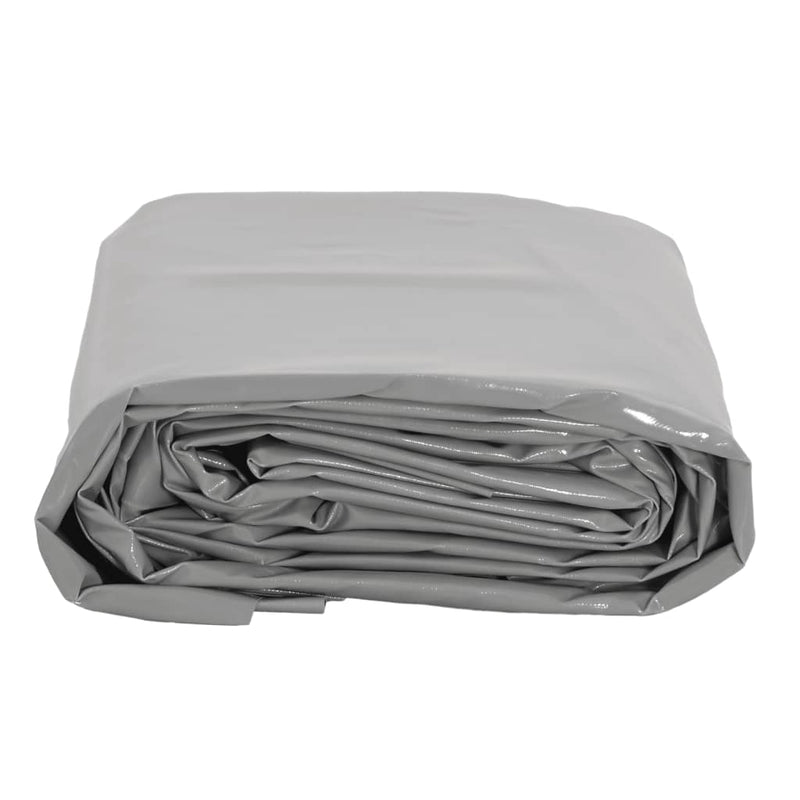 Pânză 650g / m² Gri 6 x 8 m Pânză cu acoperire PVC