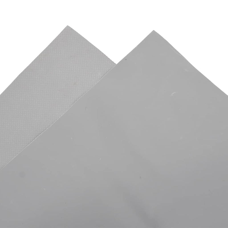 Pânză 650g / m² Gri 6 x 8 m Pânză cu acoperire PVC