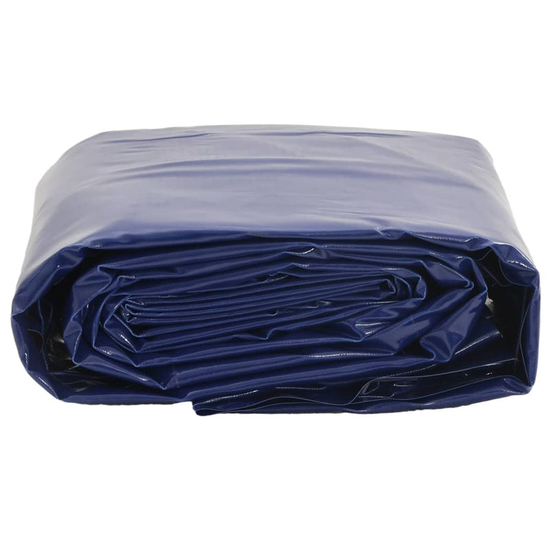 Pânză 650g / m² albastru 4 x 7 m Pânză cu acoperire PVC