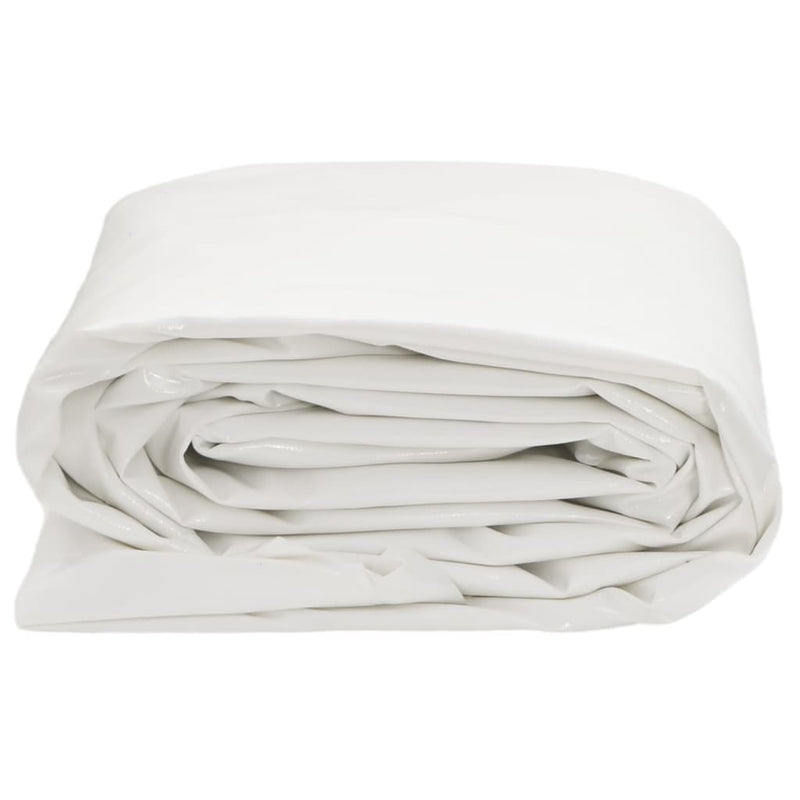 Pânză 650g / m² Alb 5 x 8 m Pânză cu acoperire PVC