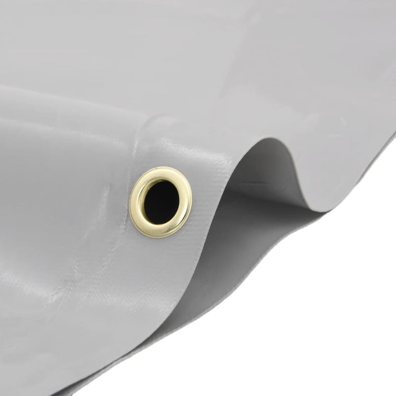 Pânză 650g / m² Gri Ø 2,4 m Pânză cu acoperire PVC