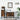 Set dulapuri de baie, 3 piese, stejar afumat, lemn prelucrat