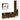 Set mobilier de baie, 4 piese, stejar fumuriu, lemn prelucrat
