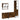 Set mobilier de baie, 4 piese, stejar fumuriu, lemn prelucrat