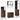 Set mobilier de baie, 4 piese, stejar fumuriu, lemn prelucrat