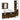 Set dulapuri de baie, 4 piese, stejar afumat, lemn prelucrat