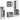 Set dulapuri de baie, 4 piese, gri sonoma, lemn prelucrat