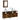 Set mobilier de baie, 3 piese, stejar fumuriu, lemn prelucrat
