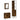 Set mobilier de baie, 3 piese, stejar fumuriu, lemn prelucrat