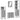 Set mobilier de baie, 4 piese, gri sonoma, lemn prelucrat