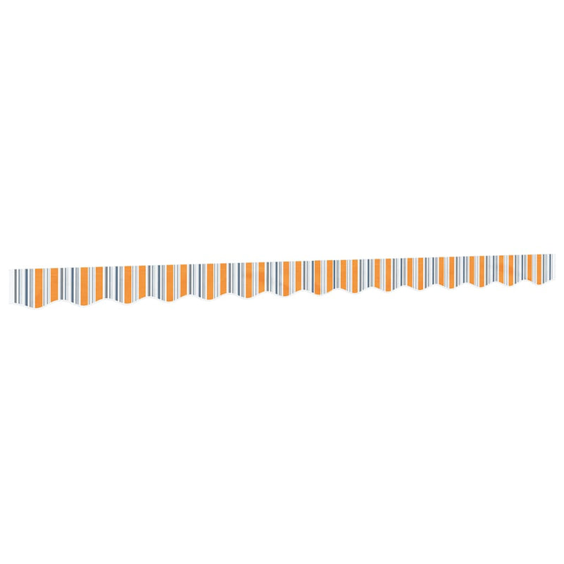 Pânză de rezervă fald copertină, dungi multicolore, 350 cm