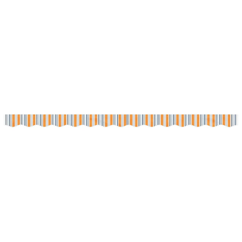 Pânză de rezervă fald copertină, dungi multicolore, 350 cm