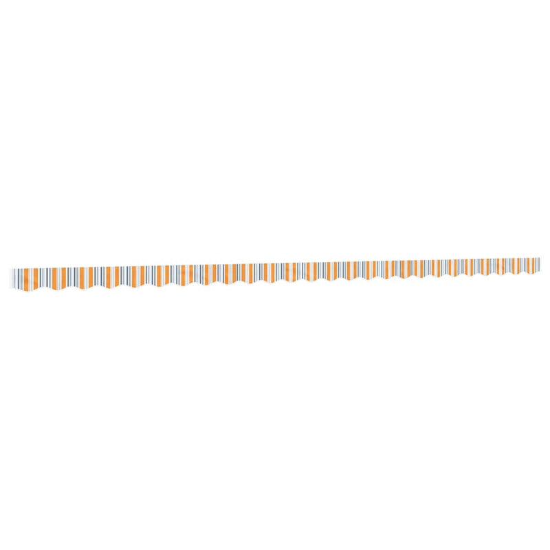 Pânză de rezervă fald copertină, dungi multicolore, 600 cm