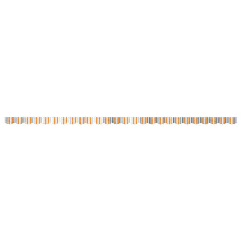Pânză de rezervă fald copertină, dungi multicolore, 600 cm