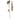 Cuier de haine, alb, 176 cm, fier vopsit electrostatic