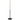 Cuier de haine, negru, 172 cm, fier vopsit electrostatic