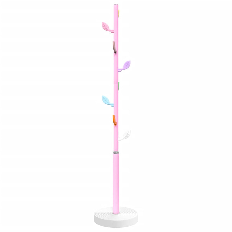 Cuier de haine, roz, 172 cm, fier vopsit electrostatic