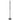 Cuier de haine, negru, 176 cm, fier vopsit electrostatic
