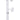 Cuier de haine, alb, 176 cm, fier vopsit electrostatic