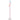 Cuier de haine, roz, 172 cm, fier vopsit electrostatic