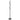 Cuier de haine, negru, 175 cm, fier vopsit electrostatic