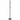 Cuier de haine, negru, 175 cm, fier vopsit electrostatic