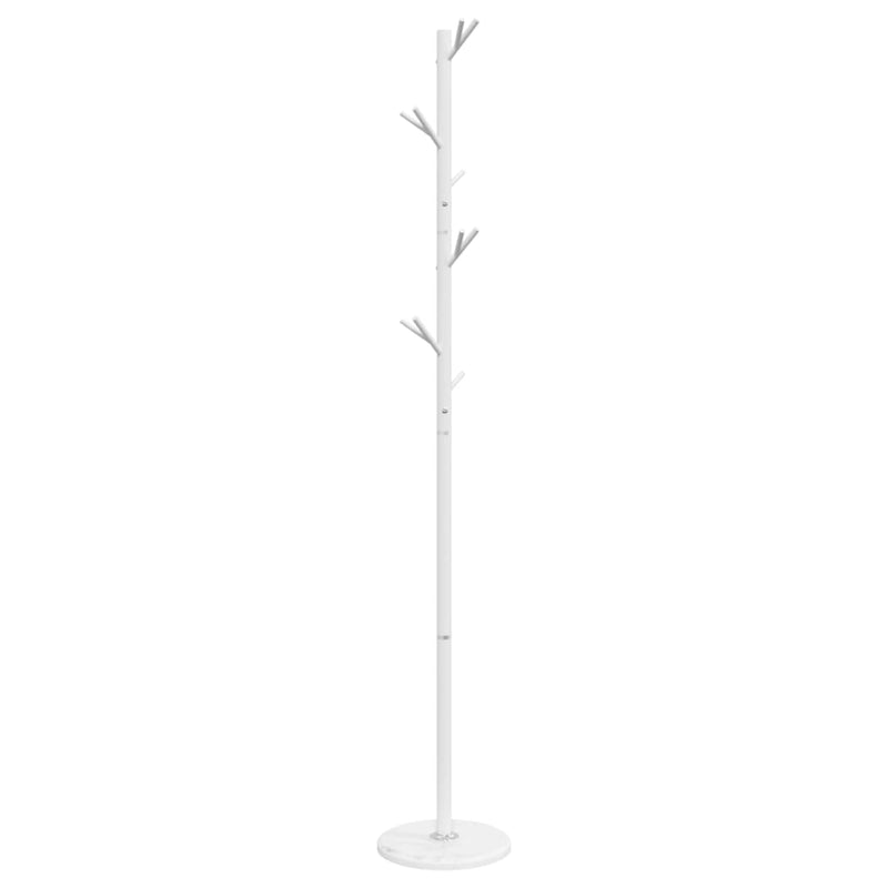 Cuier de haine, alb, 175 cm, fier vopsit electrostatic