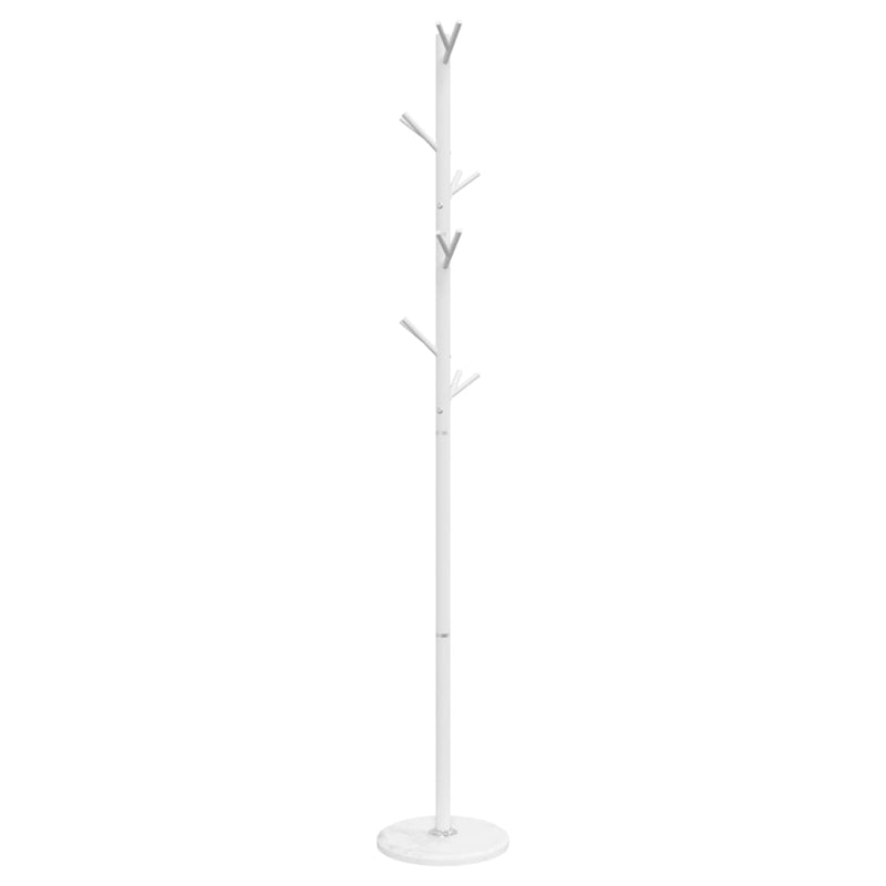 Cuier de haine, alb, 175 cm, fier vopsit electrostatic