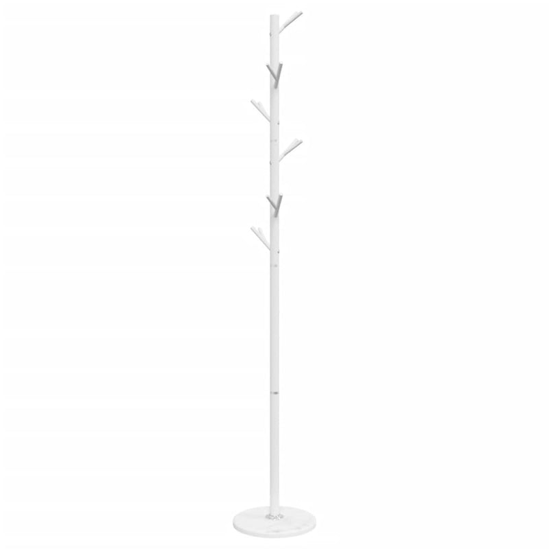 Cuier de haine, alb, 175 cm, fier vopsit electrostatic