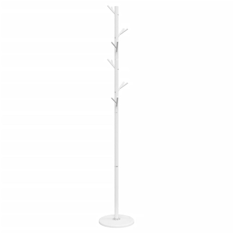 Cuier de haine, alb, 175 cm, fier vopsit electrostatic