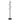 Cuier de haine, negru, 183 cm, fier vopsit electrostatic