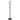 Cuier de haine, negru, 183 cm, fier vopsit electrostatic