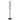 Cuier de haine, negru, 183 cm, fier vopsit electrostatic