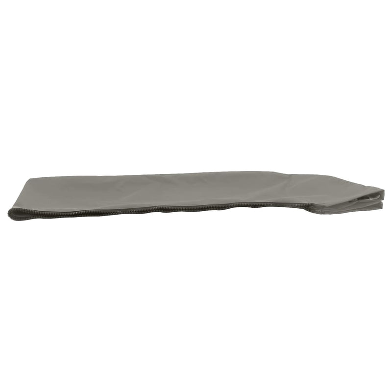 Parasolar barcă Bimini cu 3 arcuri, gri, 183x160x137 cm
