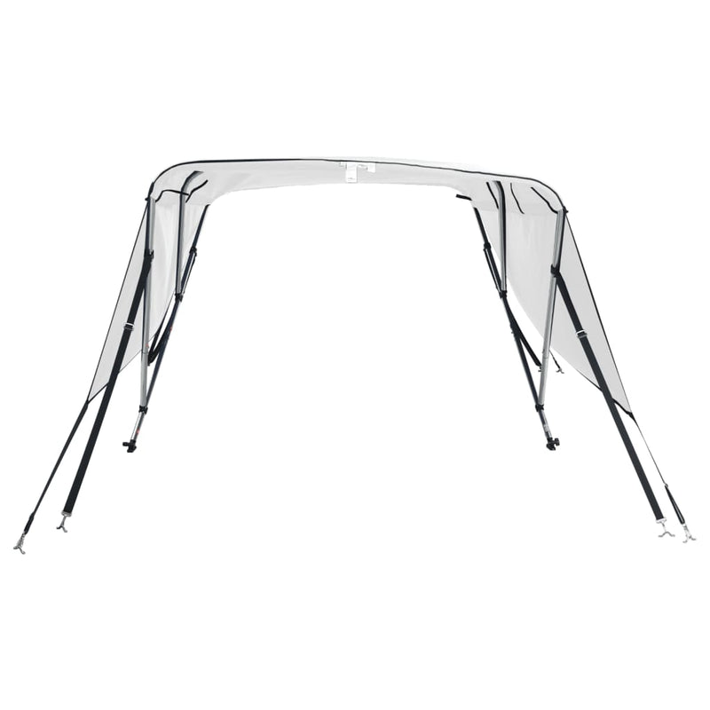Parasolar Bimini 3 arcuri pereți laterali, 183x(154-167)x137 cm