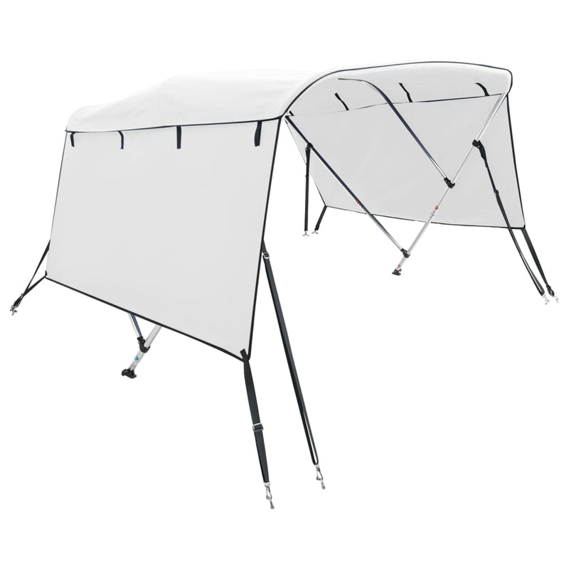 Parasolar Bimini 3 arcuri, pereți laterali 183x(170-182)x137 cm