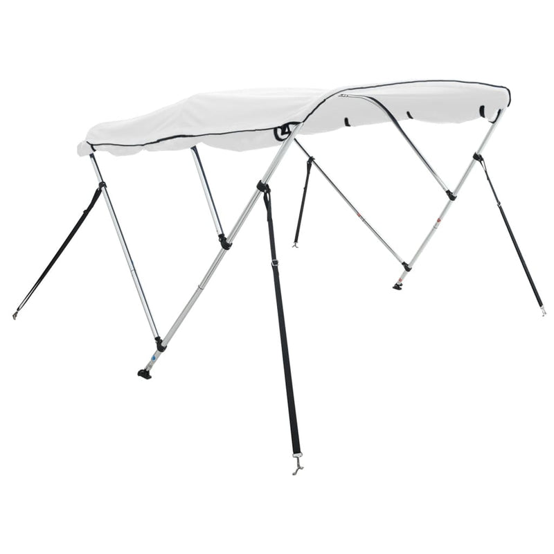 Parasolar Bimini 3 arcuri pereți laterali, 183x(185-198)x137 cm