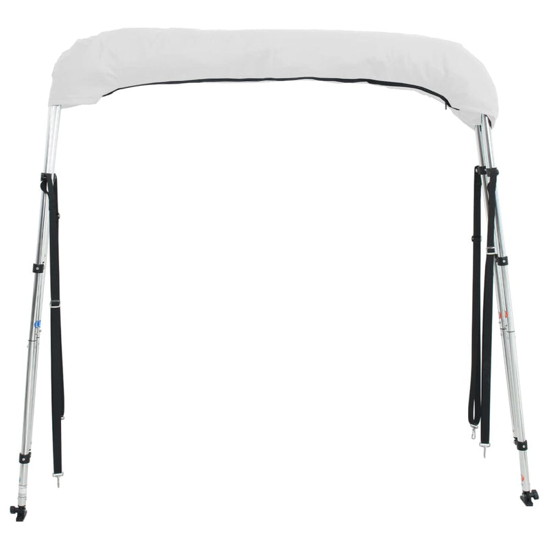 Parasolar Bimini 3 arcuri pereți laterali, 183x(185-198)x137 cm