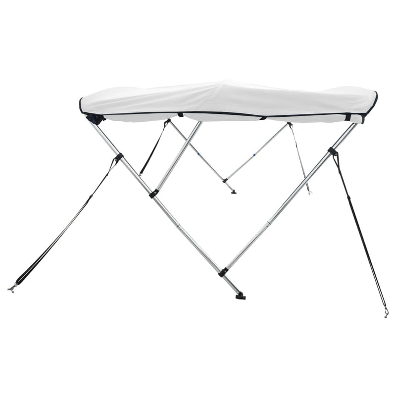 Parasolar Bimini 3 arcuri pereți laterali, 183x(185-198)x137 cm