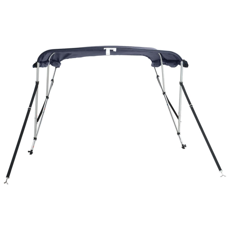 Parasolar Bimini 3 arcuri pereți laterali, 183x(137-152)x137 cm