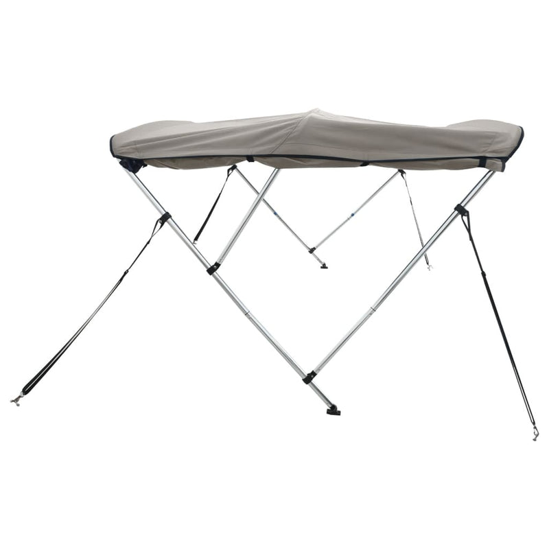 Parasolar Bimini 3 arcuri pereți laterali, 183x(137-152)x137 cm