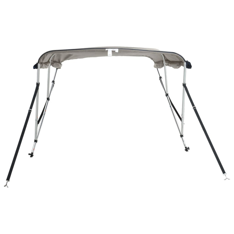 Parasolar Bimini 3 arcuri pereți laterali, 183x(154-167)x137 cm