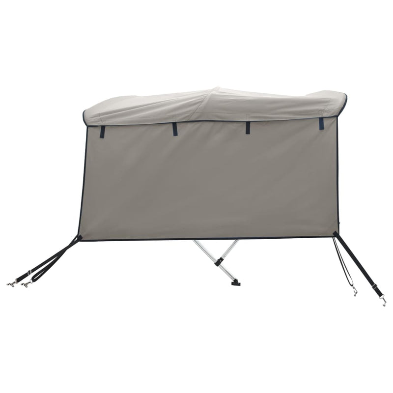 Parasolar Bimini 3 arcuri pereți laterali, 183x(154-167)x137 cm