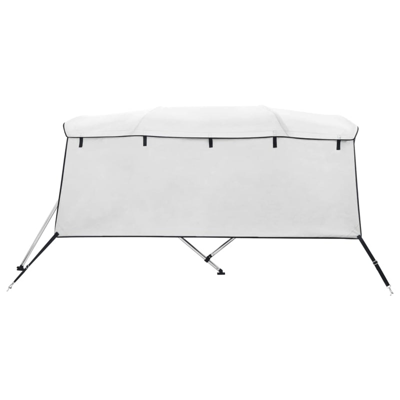 Parasolar Bimini 4 arcuri pereți laterali, 243x(185-198)x137 cm