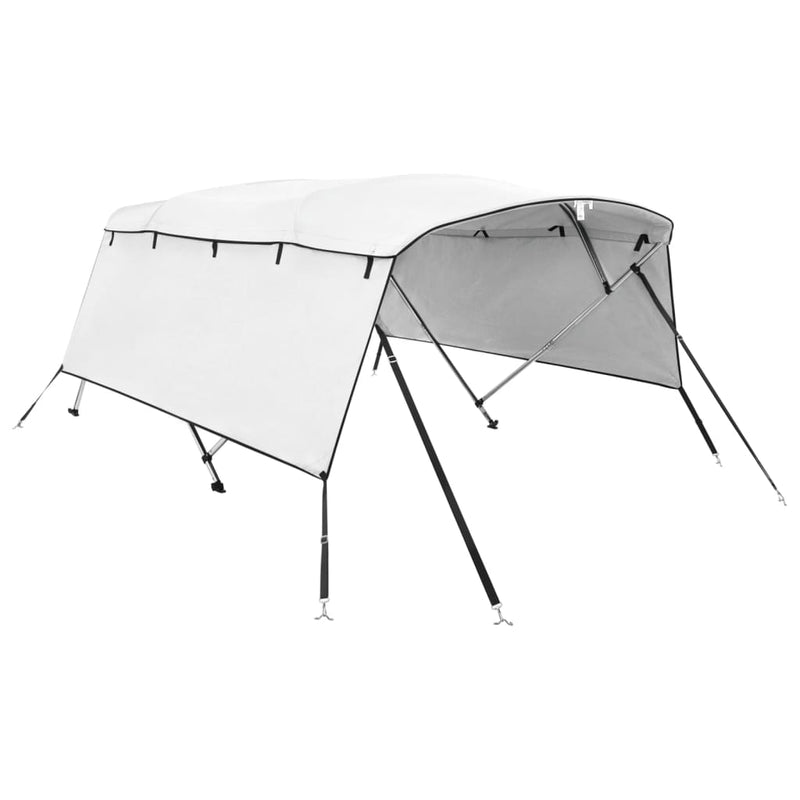 Parasolar Bimini 4 arcuri pereți laterali, 243x(200-213)x137 cm