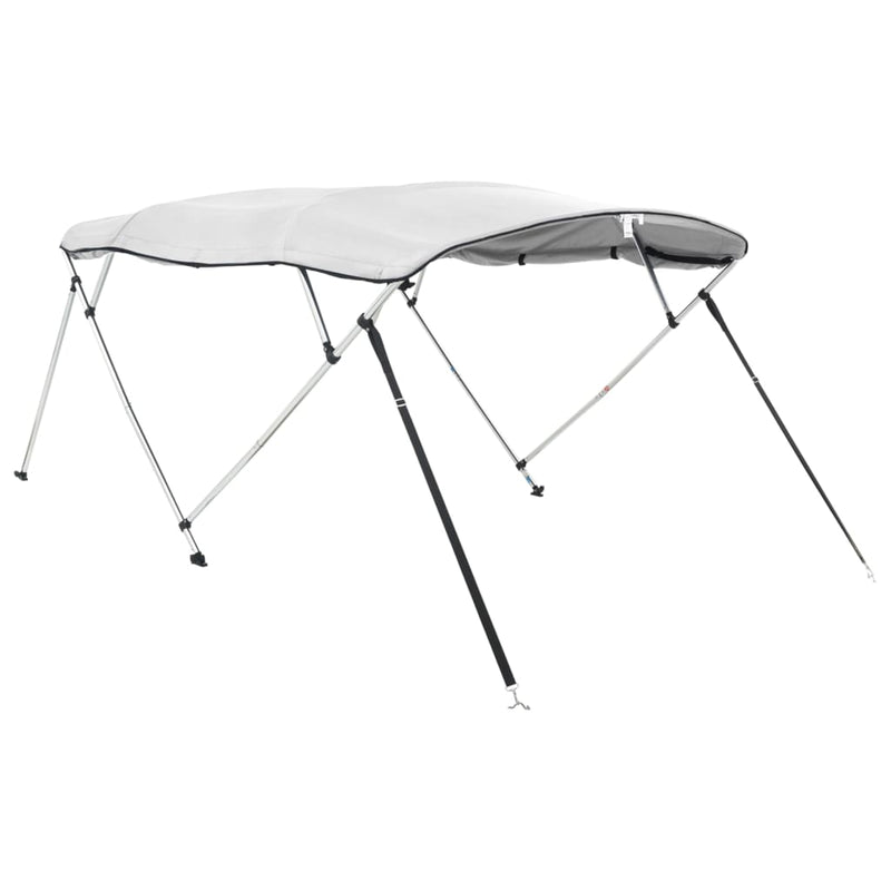 Parasolar Bimini 4 arcuri pereți laterali, 243x(200-213)x137 cm