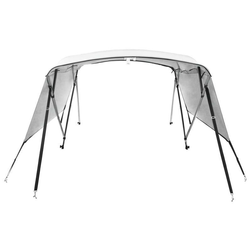 Parasolar Bimini 4 arcuri pereți laterali, 243x(200-213)x137 cm