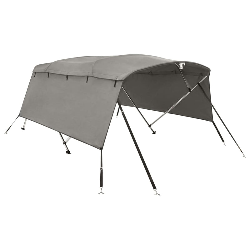 Parasolar Bimini 4 arcuri pereți laterali, 243x(200-213)x137 cm
