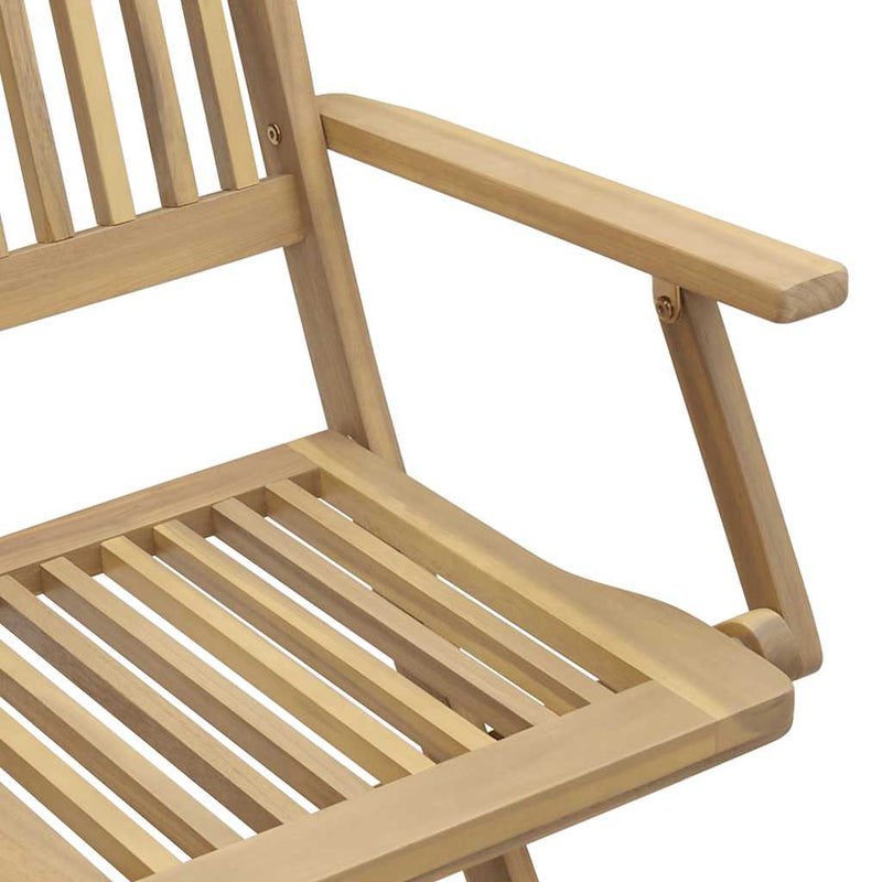 Scaune pliante 8 buc 54,5x58x90 cm lemn masiv de salcâm