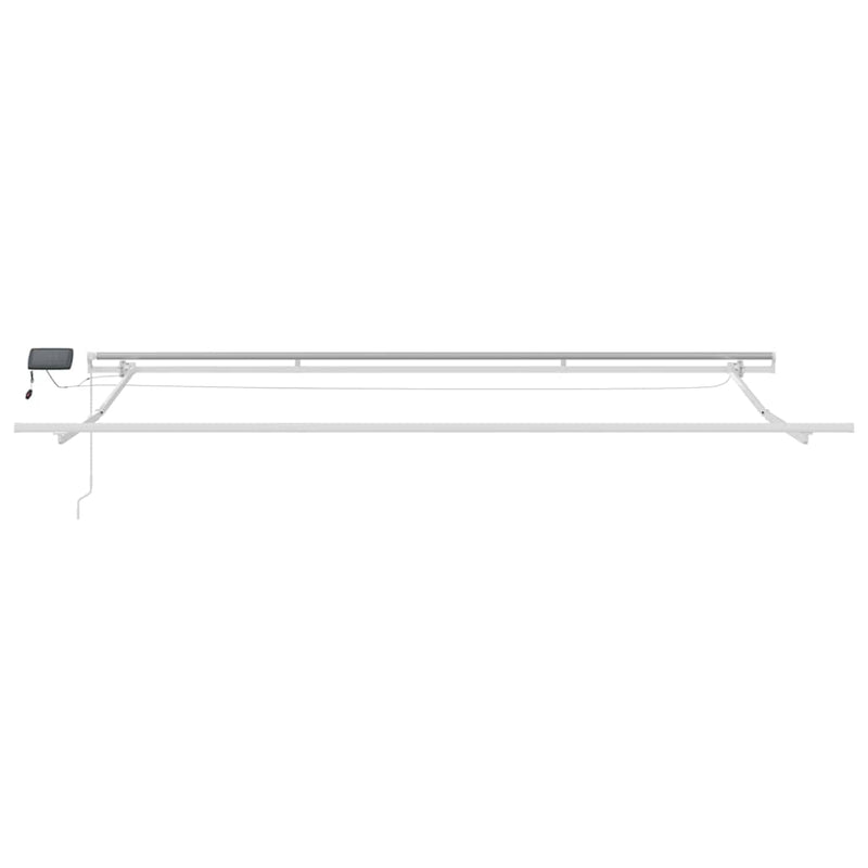 Copertină retractabilă Burgundy 400 × 300 cm